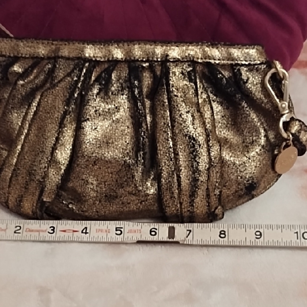 Botkier by Target Gold & Black Metallic Wristlet NWOT - Picture 9 of 12